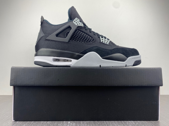 air jordan 4 black canvas dh7138-006