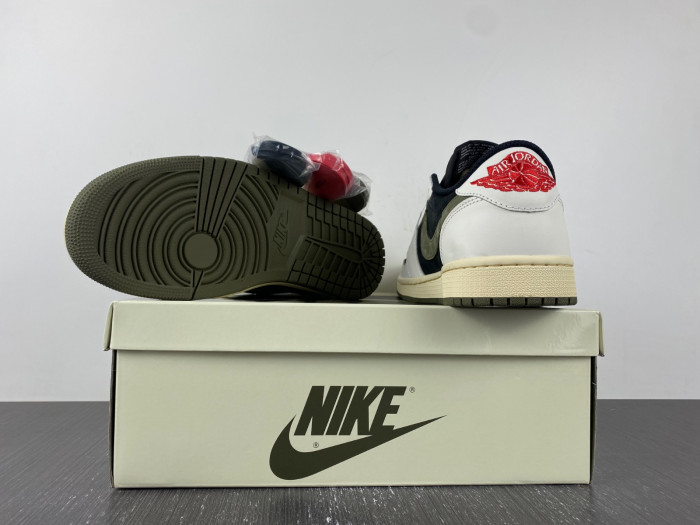 travis scott x air jordan 1 low og olive dz4137-106