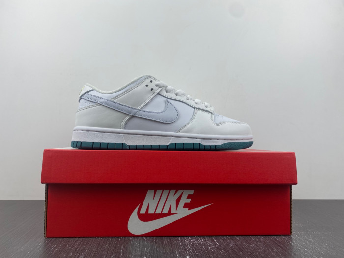 nike dunk low white green grey fd9911-101