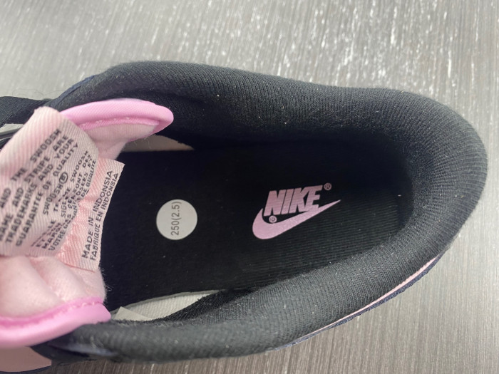 nike dunk low pink foam black (w) - dj9955-600