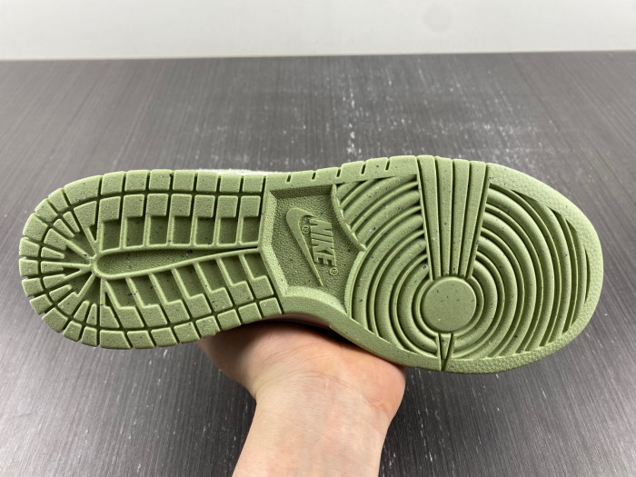 nike dunk low "fleece green" dq7579-300