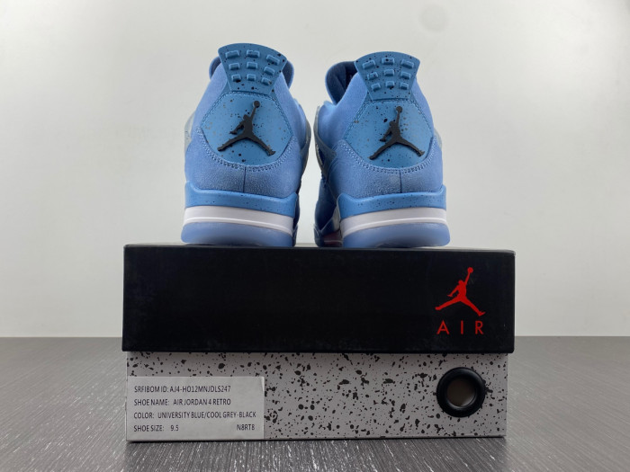 air jordan 4 retro unc 2019 pe sky blue aj4 1032070