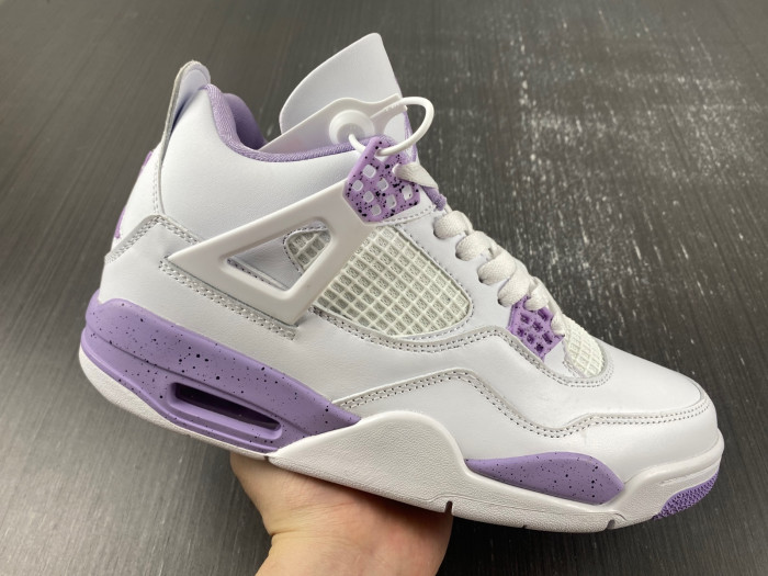 air jordan 4 white and purple ct8527-115