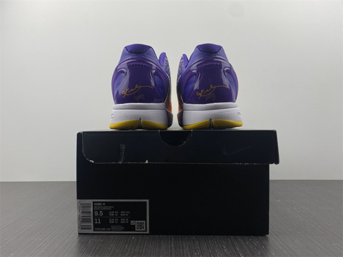 new nike kobe 6 elite low multicolor cw2190-107