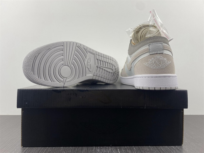 jordan 1 low inside out white phantom - dn1635-100