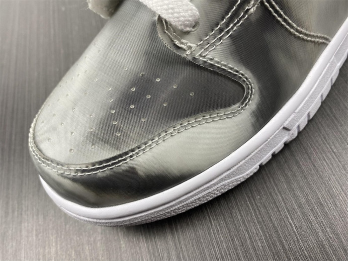 nike dunk high clot metallic silver - dh4444-900