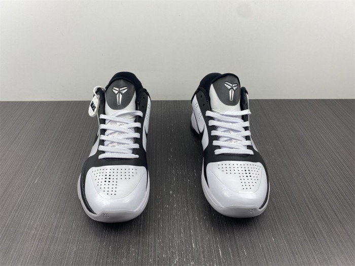 nike zoom kobe 5 v tb white black light grey 407710-100