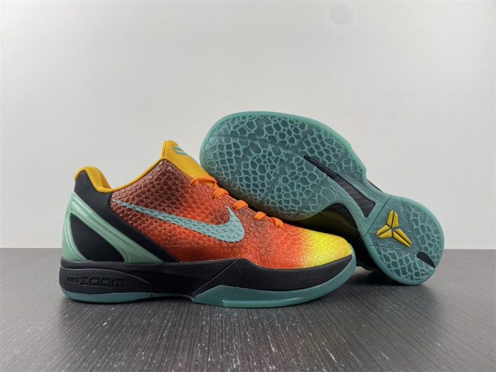nike kobe 6 protro orange county cw2190-800