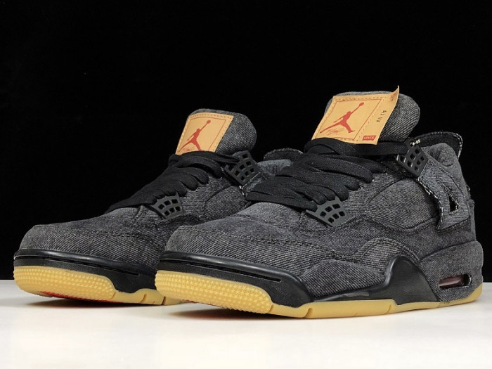 air jordan 4 retro L*v*s nrg L*v*s - black denim ao2571-001