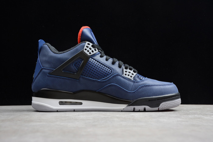 air jordan 4 wntr loyal blue habanero red black cq9597-401