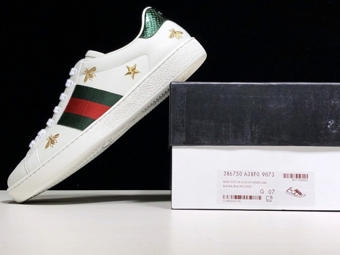 G*u*i ace embroidered low-top sneaker