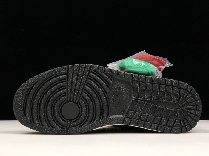 jordan 1 retro high solefly art basel black - av3905-038