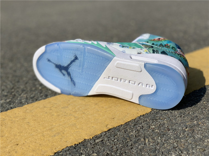 air jordan 5 retro wings (gs) av3663-900