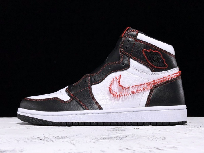 air jordan 1 defiant white black gym red tour yellow cd6579-071 air jordan 1 defiant white black gym red tour yellow cd6579-071