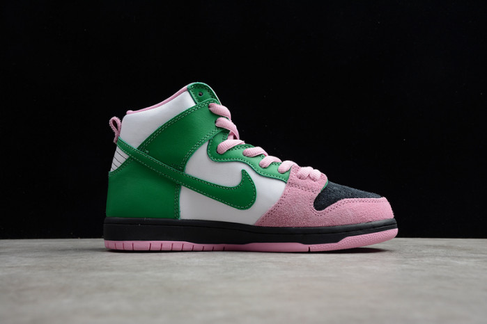 nike sb dunk high invert celtics cu7349-001