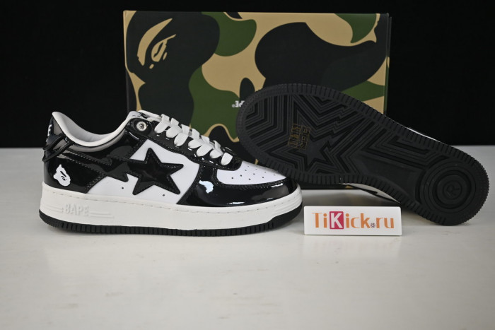 bape sta to low black/black/white 1h70191001