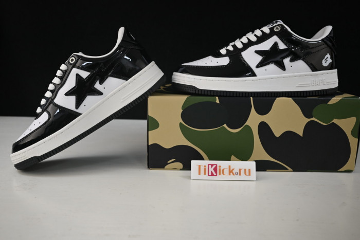 bape sta to low black/black/white 1h70191001