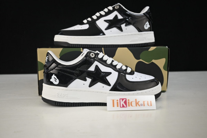 bape sta to low black/black/white 1h70191001