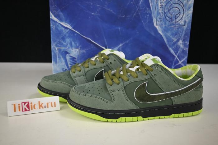 nike sb dunk low concepts green lobster (regular box) bv1310-337