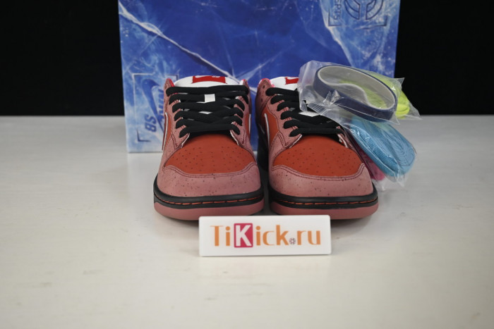 nike sb dunk low concepts red lobster 313170-661