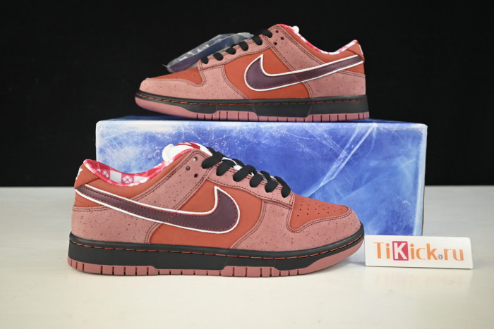 nike sb dunk low concepts red lobster 313170-661