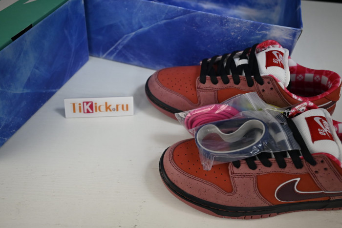 nike sb dunk low concepts red lobster 313170-661