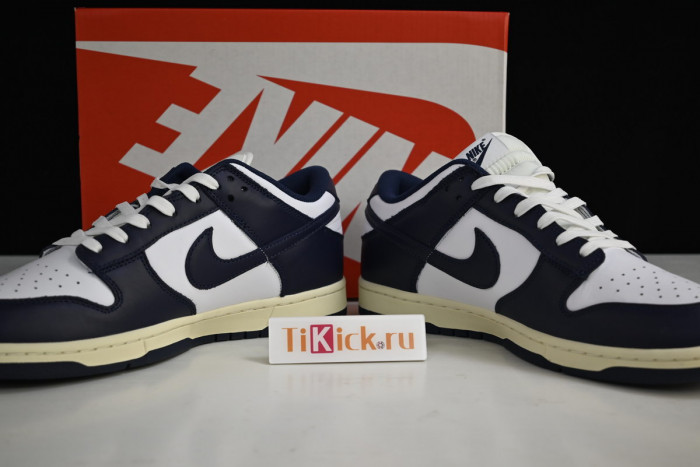 nike dunk low vintage navy dd1503-115