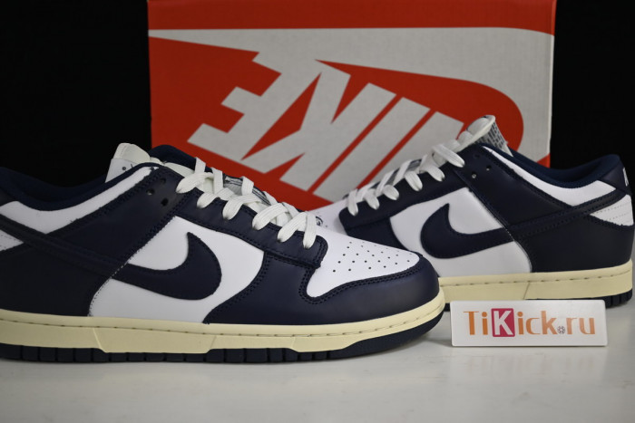 nike dunk low vintage navy dd1503-115