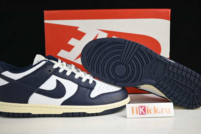 nike dunk low vintage navy dd1503-115