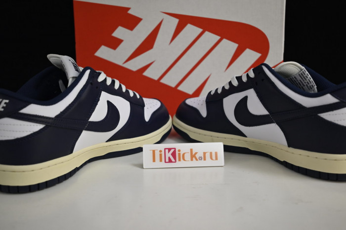 nike dunk low vintage navy dd1503-115