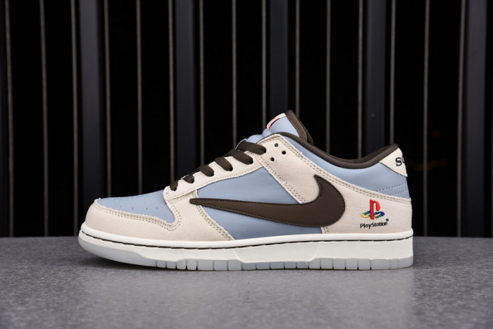 travis scott x playstation x nk sb dunk low cu1726-800