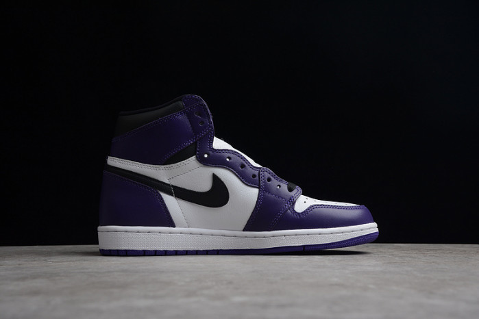 air jordan 1 retro high court purple white 555088-500