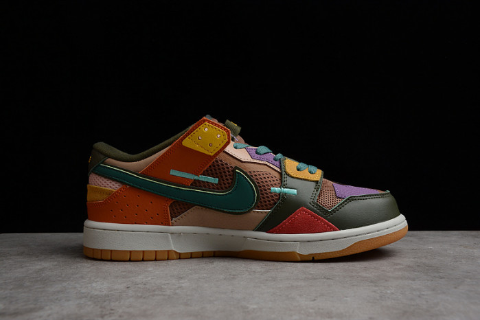 nike dunk low scrap archeo brown - db0500-200