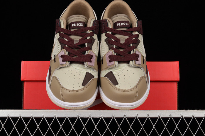 nike dunk low scrap latte - dh7450-100