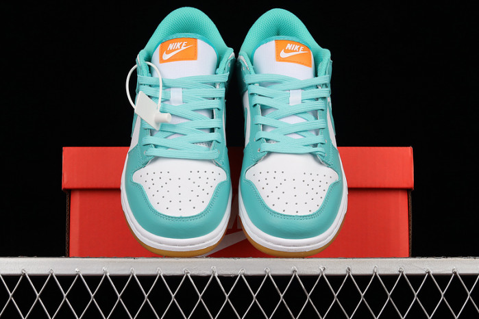 nike dunk low white turquoise (w) - dv2190-100