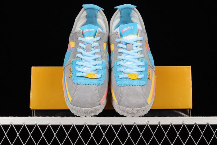 union x nike cortez blue pink dr1413-002