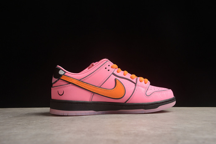the powerpuff girls x nike sb dunk low “blossom” fz8319-600