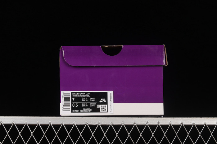 nike sb dunk low pro paisley brown - dh7534-200