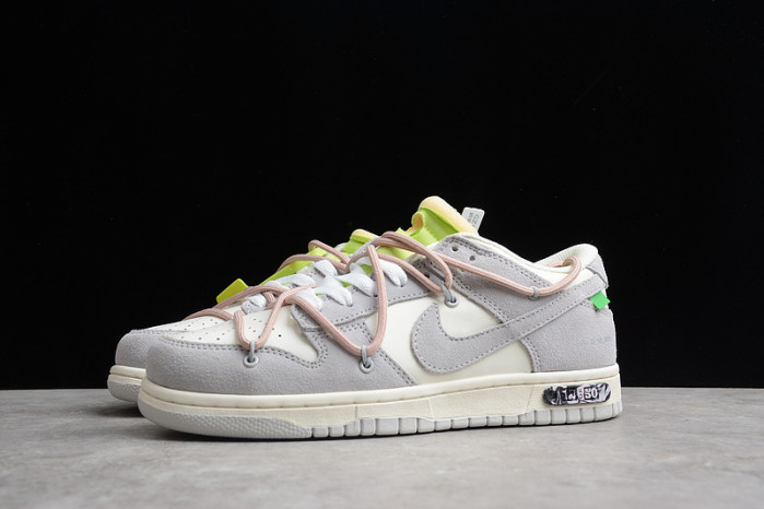 nike dunk low lthr ow grey em1602-113