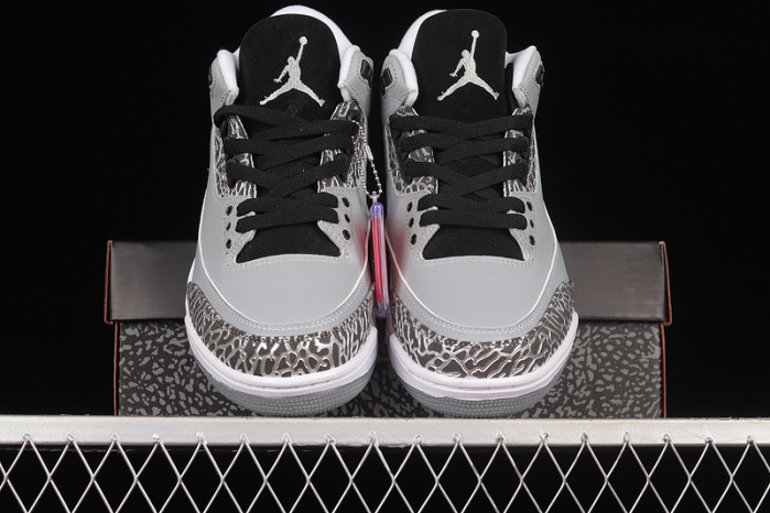 jordan 3 retro wolf grey - 136064-004