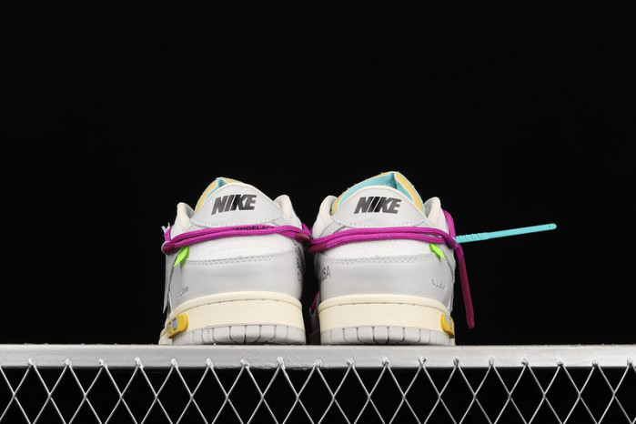 nike dunk low off-white lot 21 - dm1602-100