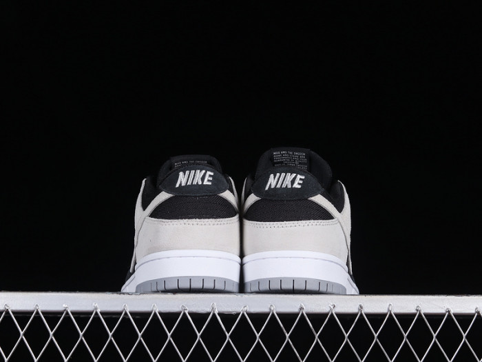 nike dunk low sb zoom pro black/wolf grey-white-white 854866-001