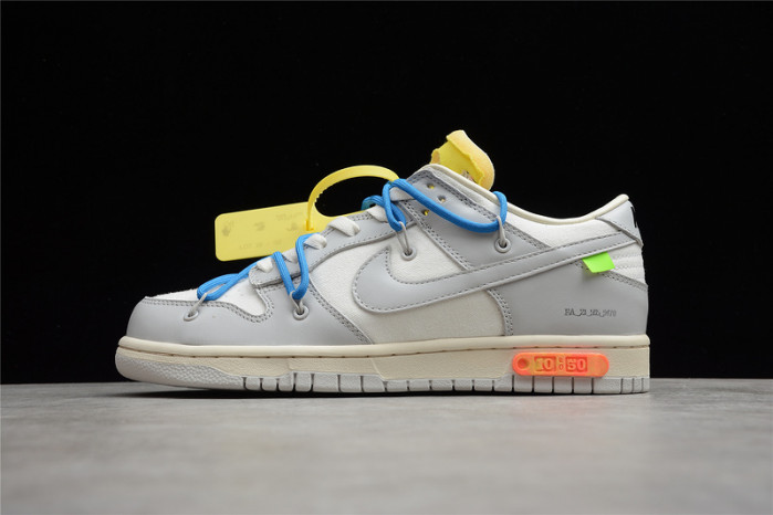 nike dunk low off-white lot 10 - dm1602-112