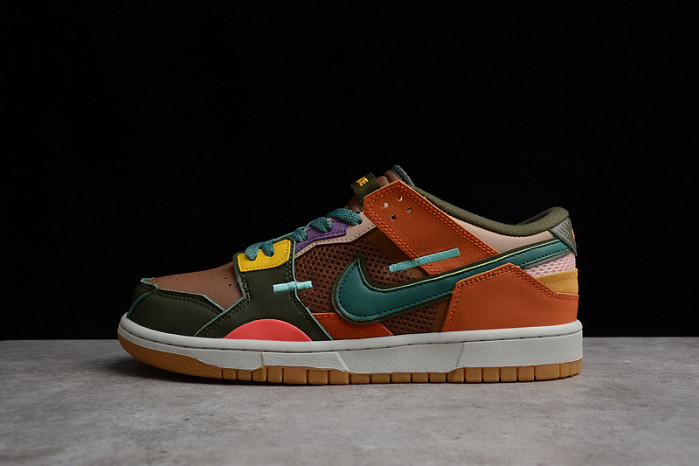 nike dunk low scrap archeo brown - db0500-200 nike dunk low scrap archeo brown - db0500-200