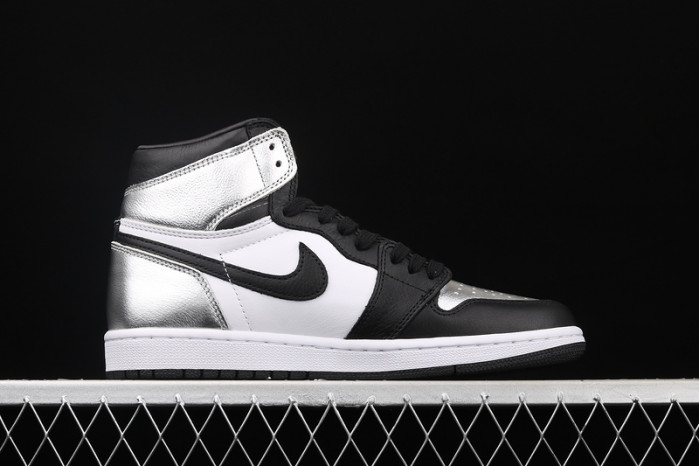 air jordan 1 retro high silver toe (w) - cd0461-001