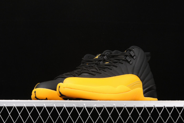air jordan 12 retro black university gold 130690-070