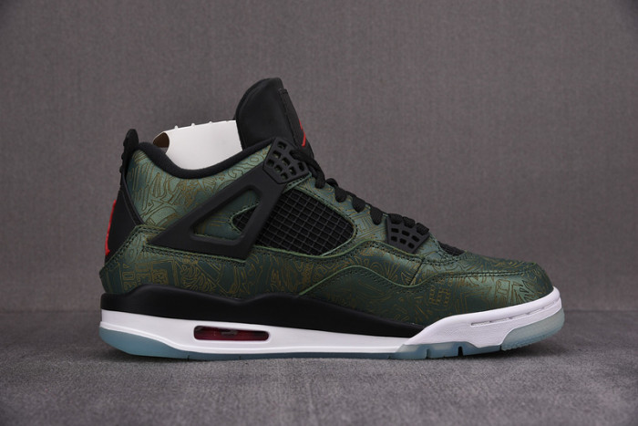 new air jordan 4 se laser green aj4-1043515