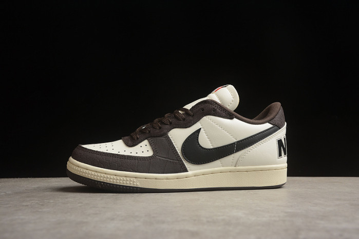 nike terminator low ''velvet brown croc'' - fn7815 200 nike terminator low ''velvet brown croc'' - fn7815 200