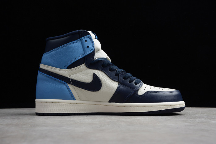 air jordan 1 retro high og | unc - obsidian university blue 555088-140