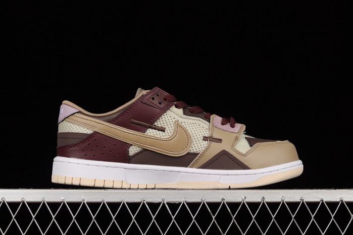 nike dunk low scrap latte - dh7450-100